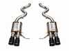 Valvetronic Designs Valvetronic Designs- S65 Valved Stainless Axle-Back Exhaust System - 3.5" Black Tips - BMW E9X M3  E9XM3AXLBRBLK View 1