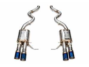 Valvetronic Valved Stainless Axle-Back Exhaust System - 3.5" Burnt Tips - BMW E90/E92/E93 M3 S65