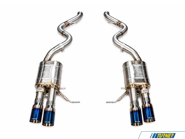 Valvetronic Designs Valvetronic Valved Stainless Axle-Back Exhaust System - 3.5" Burnt Tips - BMW E90/E92/E93 M3 S65 E9XM3AXLBRBRT