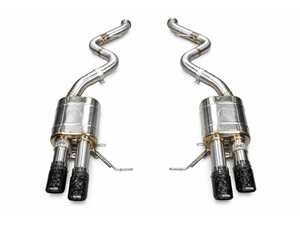 Valvetronic Valved Stainless Axle-Back Exhaust System - 3.5" Forged Carbon Tips - BMW E90/E92/E93 M3 S65
