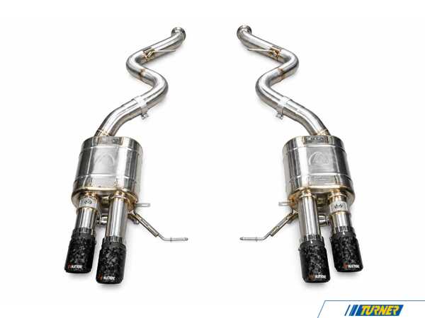Valvetronic Designs Valvetronic Valved Stainless Axle-Back Exhaust System - 3.5" Forged Carbon Tips - BMW E90/E92/E93 M3 S65 E9X.M3.AXL.BR.FC