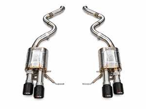 Valvetronic Valved Stainless Axle-Back Exhaust System - 3.5" 1x1 Carbon Tips - BMW E90/E92/E93 M3 S65