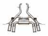 Valvetronic Designs Valvetronic Designs - Valved Sport Axle-Back Stainless Exhaust System - 3.5" Brushed Steel Tips - BMW G87 M2 G87M2AXLBRBRSH View 1