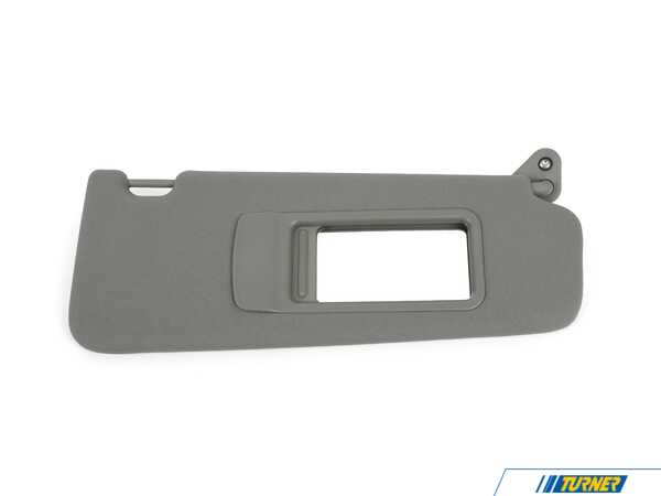 Genuine European BMW European Sun Visor - Gray Fabric 51166981650