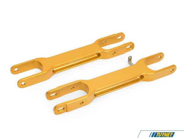 IRP - Individual Racing Parts IRP Aluminum Rear Lower Camber Arms - Gold Finish - F87 M2, F8X M3 M4 IRPLCA-FXMAL