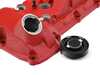 NRW Design NRW Desings S65 Aluminum Valve Covers - Wrinkle Red S65VCWRD View 3