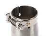 Valvetronic Designs Valvetronic Designs Single Exhaust Tip - 3.5" - Single Wall Brushed Steel VTDTIPSW3035BRSH View 3