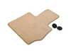 Genuine BMW Drive Side Floor Mat - Beige Velour - F25 F26 51477449446 View 1