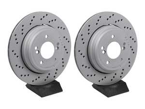 Rear Brake Disc Pair