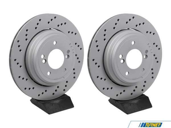 Zimmermann Rear Brake Disc Pair 34212282303KT1