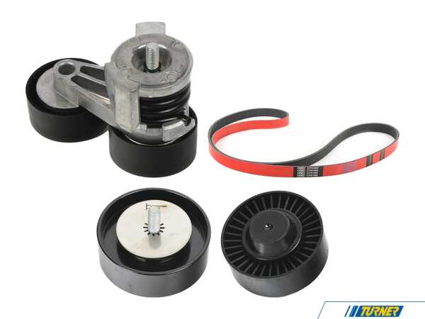 Packaged by Turner Accessory Belt Service Kit w/ Kevlar Reinforced Belt - BMW E60 N54 3.0L 4485241TKT