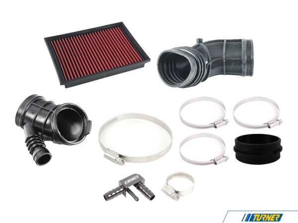 Packaged by Turner Air Intake Boot Refresh Kit with High-Flow Panel Filter M52TUBTFLTRKT2