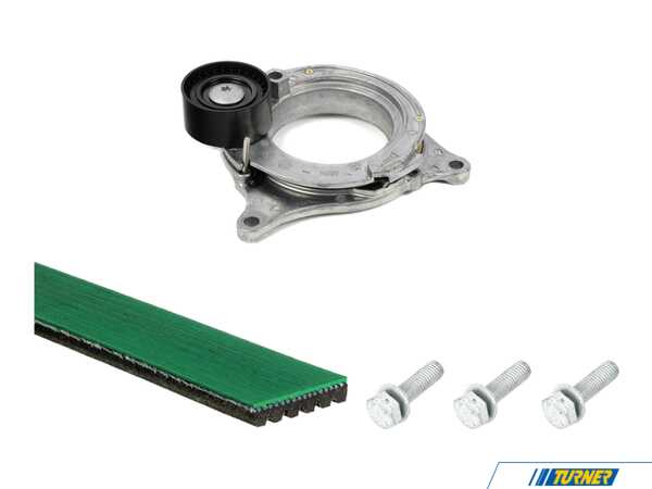 Packaged by Turner Accessory Belt Service Kit - HD Gates Belt - BMW B46TU/B48TU B58TU 11288650740TKT