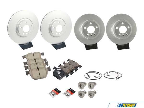 Packaged by Turner Front & Rear Brake Service Kit - E70 X5 xDrive35d 34216793247KT4