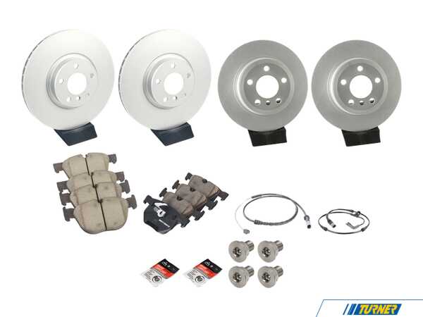 Packaged by Turner Front & Rear Brake Service Kit - E70 X5 xDrive35d 34216793247KT6