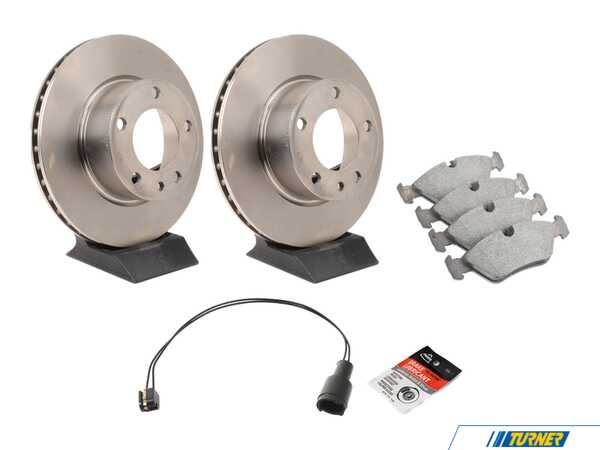 Packaged by Turner Front Brake Service Kit - E24 630CSi, 633CSi, E28 524td, 528e, 533i, 535i 34111161717KT2