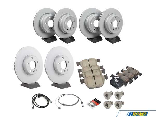 Packaged by Turner Front & Rear Brake Service Kit - X5 X6 34116857096KT7