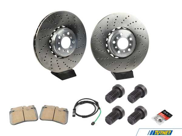 Packaged by Turner Front Brake Service Kit - F95 X5M F96 X6M 34112284902KT2