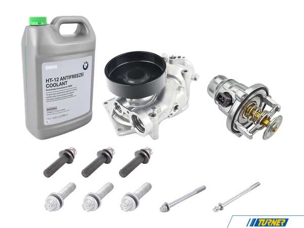 Packaged by Turner Thermostat & Water Pump Kit - F90 F91 F92 F93 M5 M8 S63 4.4L 11518074234KT2