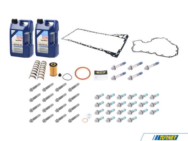 Packaged by Turner WPC-Treated Performance Rod Bearing Service Kit - N63 / S63 11247617338KT2