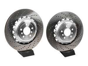 SHW Performance Rear Brake Rotors - Pair (396X24) - BMW F10 M5, F06/12/13 M6