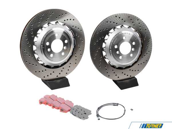 Packaged by Turner Rear Brake Service Kit  - BMW F10 M5, F06/12/13 M6 34212284104K2KT