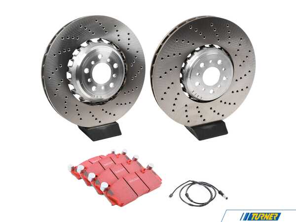 Packaged by Turner Front Brake Service Kit - BMW F10 M5, F06/12/13 M6 34356791958KKT