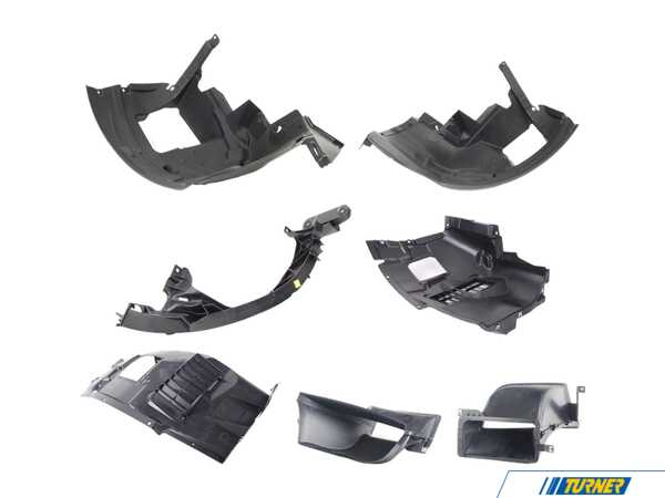 Genuine BMW Genuine BMW 1M Front Fender Liner Kit - E82 e82flocdKT