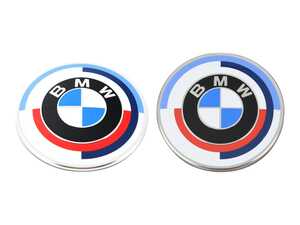 Genuine BMW 50th Anniversary M Heritage Edition Roundels