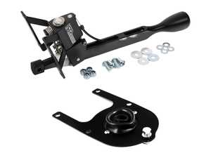 Universal Short Shifter V3 - Self Centering - Black Reverse Button With Base Plate