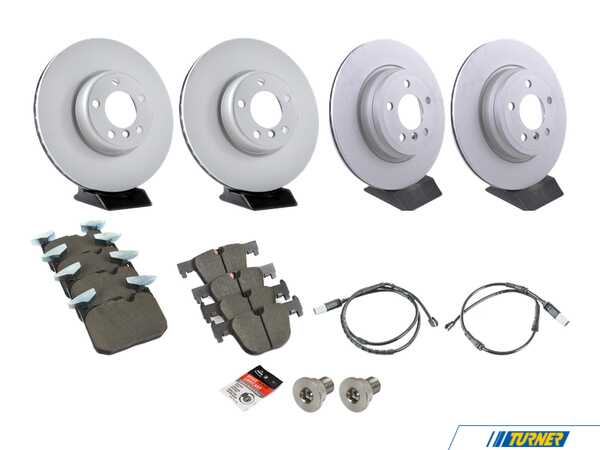 Packaged by Turner Front and Rear Brake Service Kit F30, F32, F33, F34, F36 34116792223KT5