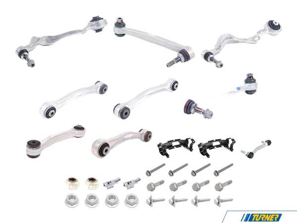 Packaged by Turner Front and Rear Control Arm Upgrade and Installation Kit - E9x M3, E82 1M 31102283577KT8