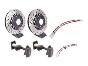 CSL Big Brake Upgrade Kit with Stainless Lines (345x28) - E46