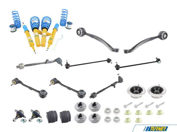 Packaged by Turner Front Suspension Refresh Kit - Level 2 - with Bilstein B4 Coilovers - E9x 31126768989KT7