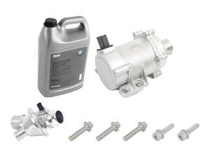 Water Pump And Thermostat Kit with Coolant
