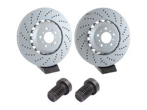 Zimmerman Front Brake Rotors - Left and Right (400X36) with Rotor Screws - F06, F10, F12, F13 - S63
