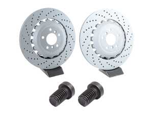 Zimmerman Rear Brake Rotors - Left and Right (396x24) with Rotor Screws - F06, F10, F12, F13 - S63