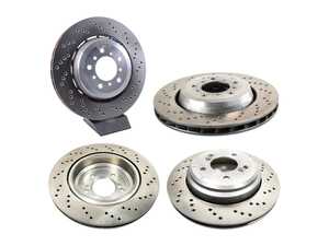Genuine BMW Competition / CSL / ZCP Front And Rear Brake Rotors - (345x28) (328x20) - E46
