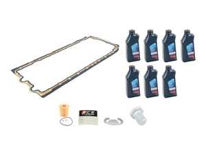 Genuine BMW Oil Pan Replacement Kit with Gasket and Hardware - N55