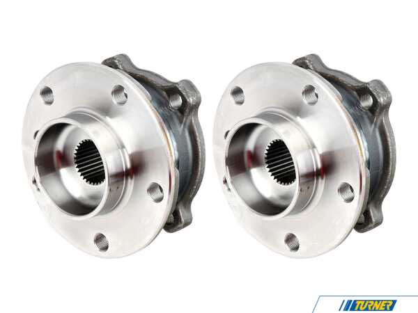 Packaged by Turner Genuine BMW Front Wheel Hub/Bearing Assembly - Set Of 2 - E70, E71, F15, F16 31226882263KT2