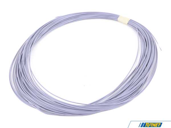Genuine BMW CABLE GRAY - 0.35mm - 1 Meter - Priced Per Meter 61126946211-1M