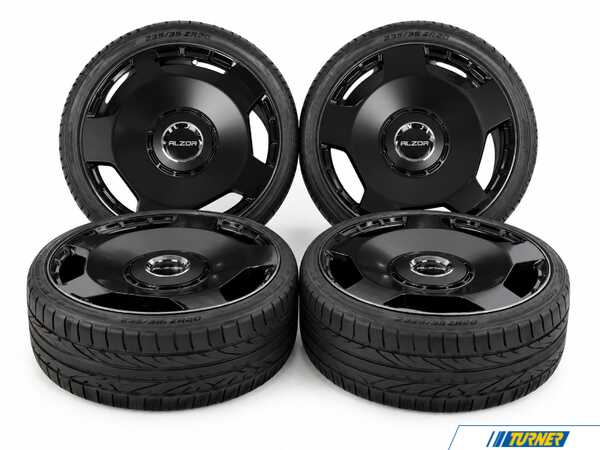 Alzor 20" Alzor Style 8128 "Ready-To-Roll" OEM+ Fitment Square Wheel & Tire Package - w/ Advanta Tires - Mercedes W206 C-Class MB-8128-20-00