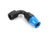 Precision Raceworks 90 Degree Fuel Line Fitting AN6 PTFE To AN6 Flare Female  201-0174 View 3