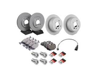 Rotor And Pad Replacement Package - Front And Rear - E30 325ix