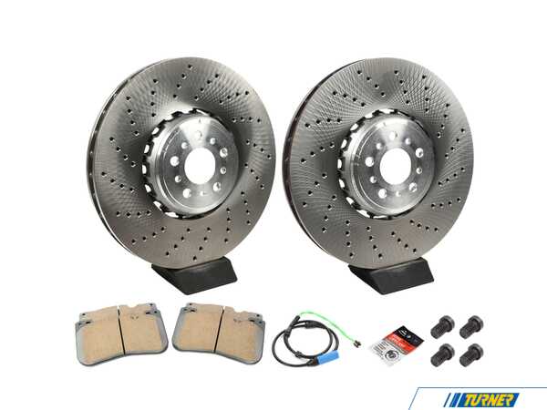 Packaged by Turner Front Brake Service Kit - F90 M5, F91/92/93 M8/M8 Competition 34117991101KT4