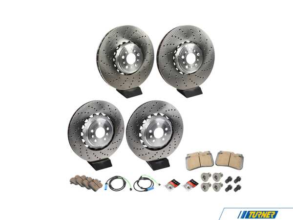 Packaged by Turner Front & Rear Brake Service Kit - F90 M5, F91/92/93 M8/M8 Competition 34217991103KT5