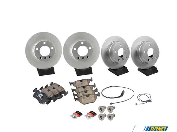 Packaged by Turner Front & Rear Brake Service Kit - E36/7 Z3 2.5i 2.8 34116761242KT2