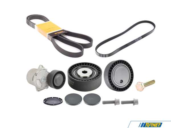 Packaged by Turner Accessory Belt Service Kit - E36 Z3 M44 1.9L 11281437369KT4