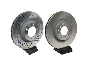 SHW Performance Front Brake Rotors - Smooth Monobloc - Pair (325x28) - BMW E46 M3