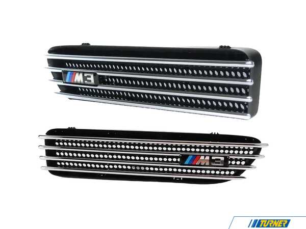 Packaged by Turner E46 M3 Fender Grilles 51132694607/8KT2